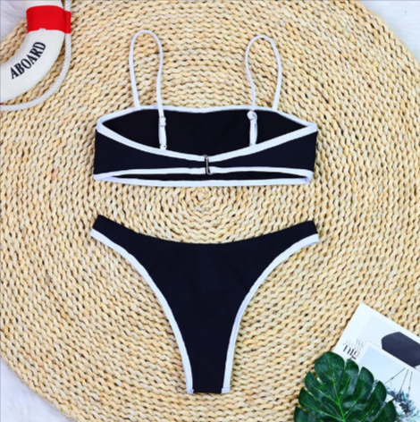 Spaghetti Strap Bikini Set