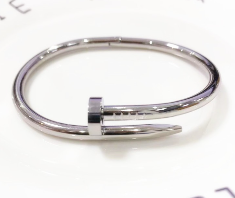 Gold Nail Bracelet - 18K Rose Gold Titanium Steel (One)